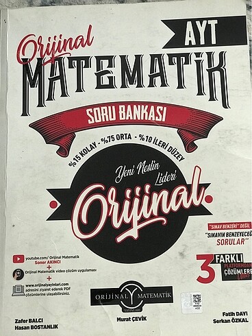 Orijinal Ayt Matematik