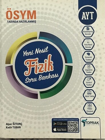 Ayt Fizik Toprak Yayınları