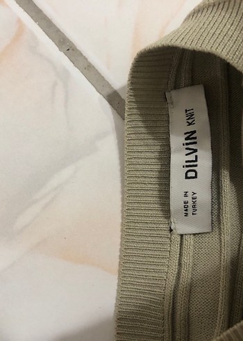 V Yaka Kadın İnce Triko Kazak - Görsel 3