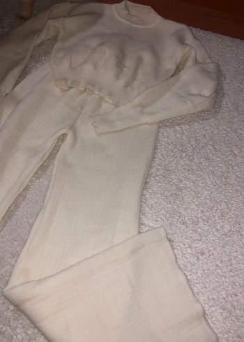 Beyaz Triko Takım - Görsel 2