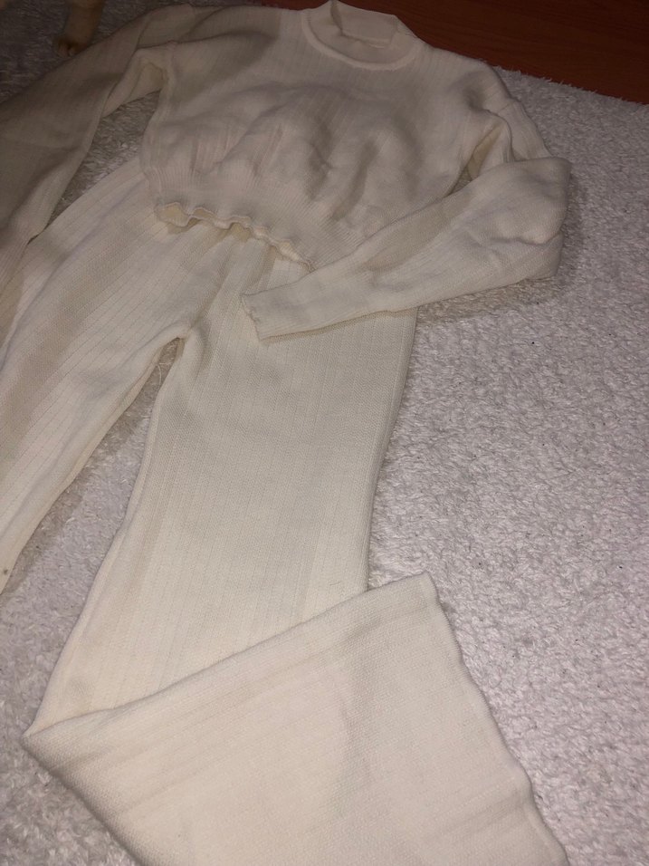 Beyaz Triko Takım - Görsel 2