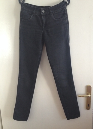 H&M Yüksek Bel Siyah Pantalon