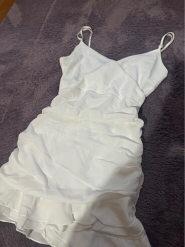 Diğer Beyaz mini elbise