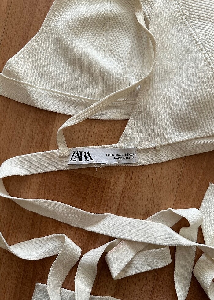 Zara belden bağlamalı üst - Görsel 2