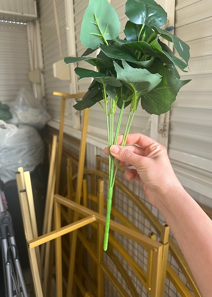 Heders yapay çiçek demeti - Görsel 4