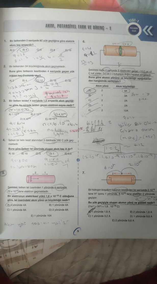 10. Sınıf Fizik Soru Bankası YKS - Görsel 2