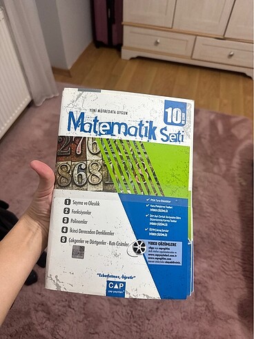 Çap onuncu sınıf matematik test kitabı