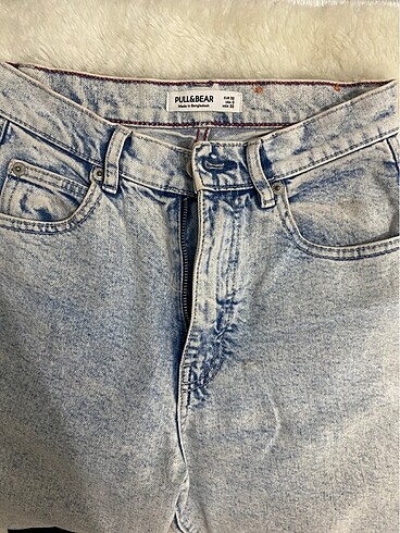 32 Beden Pull and bear buz mavi pantolon