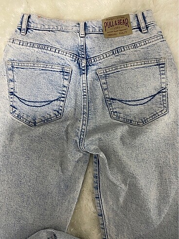 Pull and Bear Pull and bear buz mavi pantolon