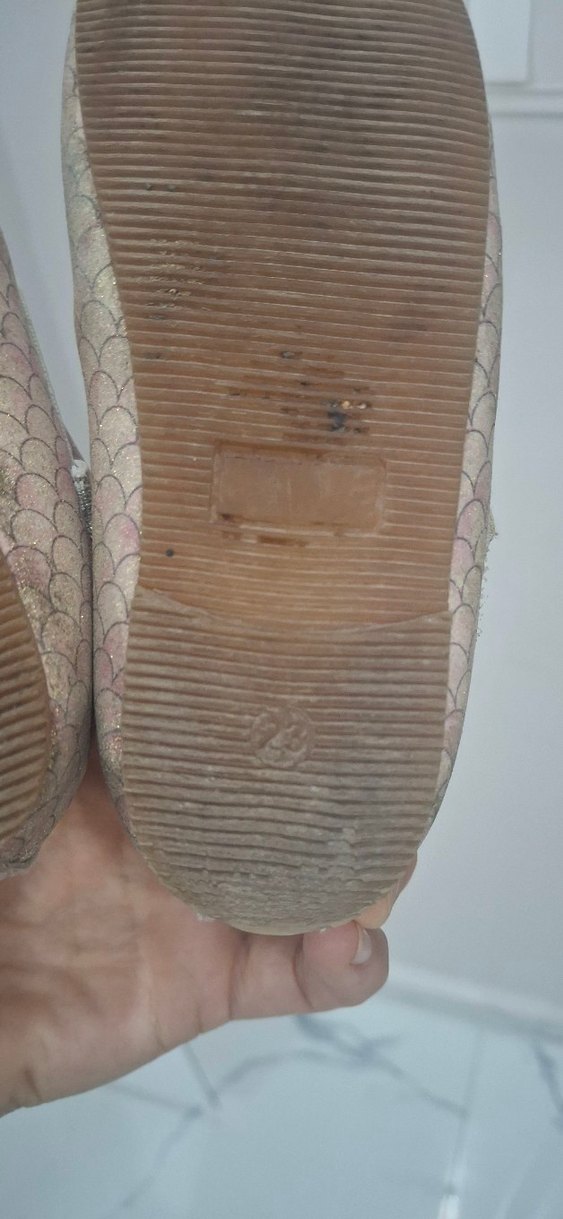 civil marka Kız Çocuk Pembe  Desenli Fiyonklu Babet - Görsel 3