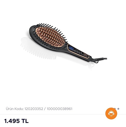 Arzum Superstar saç düzleştirici fırça