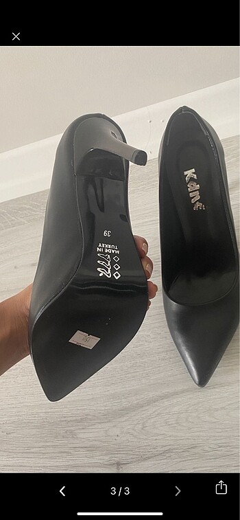39 Beden Siyah Stiletto