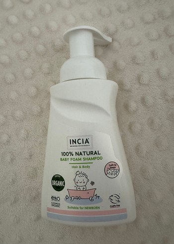 Incia %100 Doğal Bebek Köpük Şampuanı 200 ml - Görsel 3