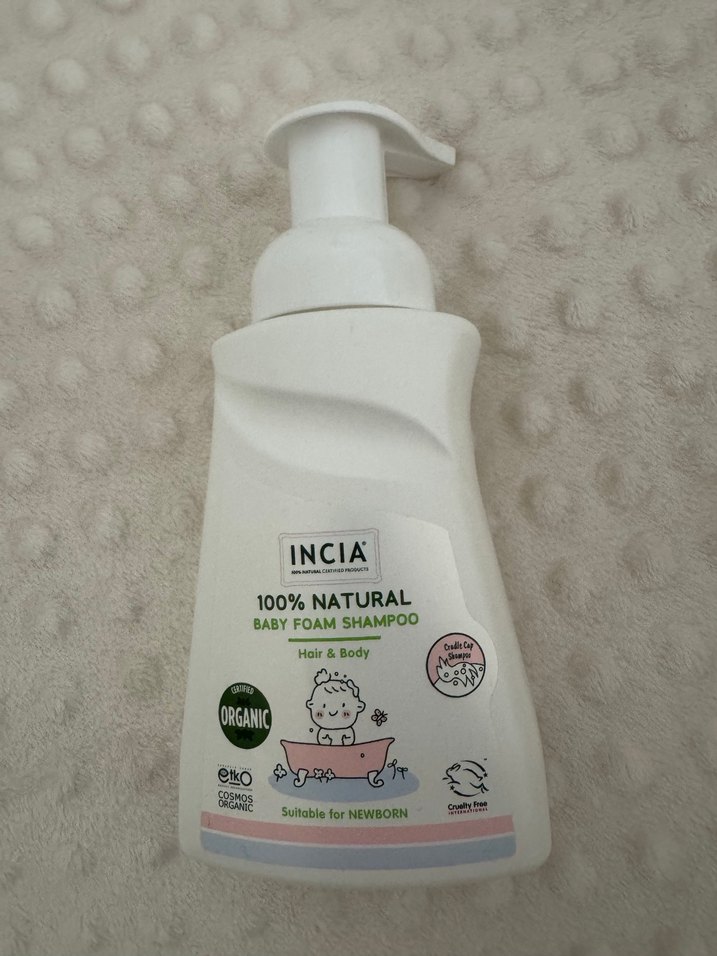 Incia %100 Doğal Bebek Köpük Şampuanı 200 ml - Görsel 3
