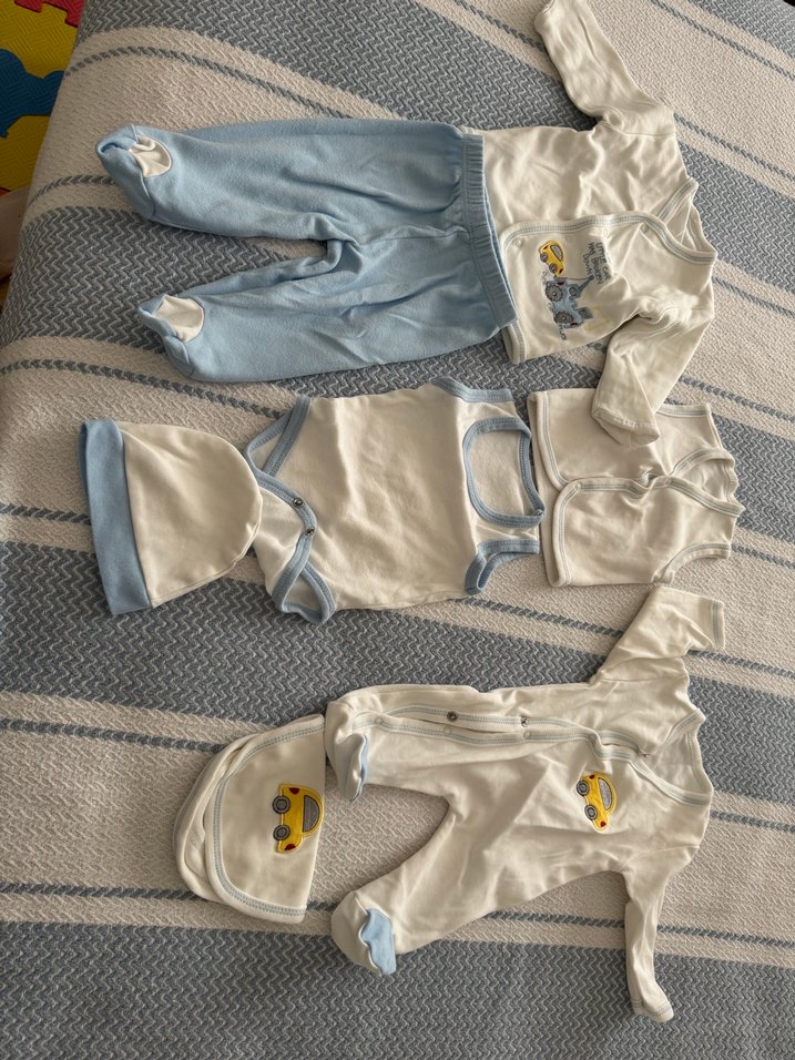 Mavi Erkek Bebek Takım - Görsel 2