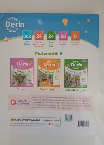  6. Sınıf matematik kitabı 