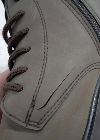 Polaris marka Süet Erkek Bağcıklı fermuarlı Bot - Görsel 8