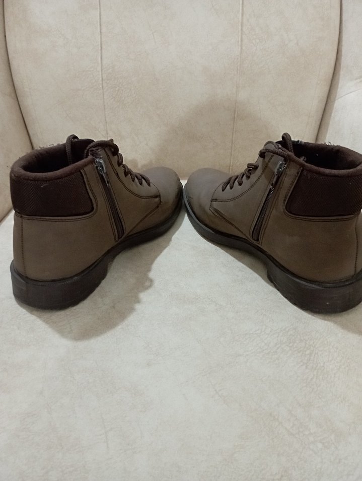 Polaris marka Süet Erkek Bağcıklı fermuarlı Bot - Görsel 4