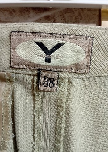 Yargıcı marka Bej Kadın keten Pantolon - Görsel 6