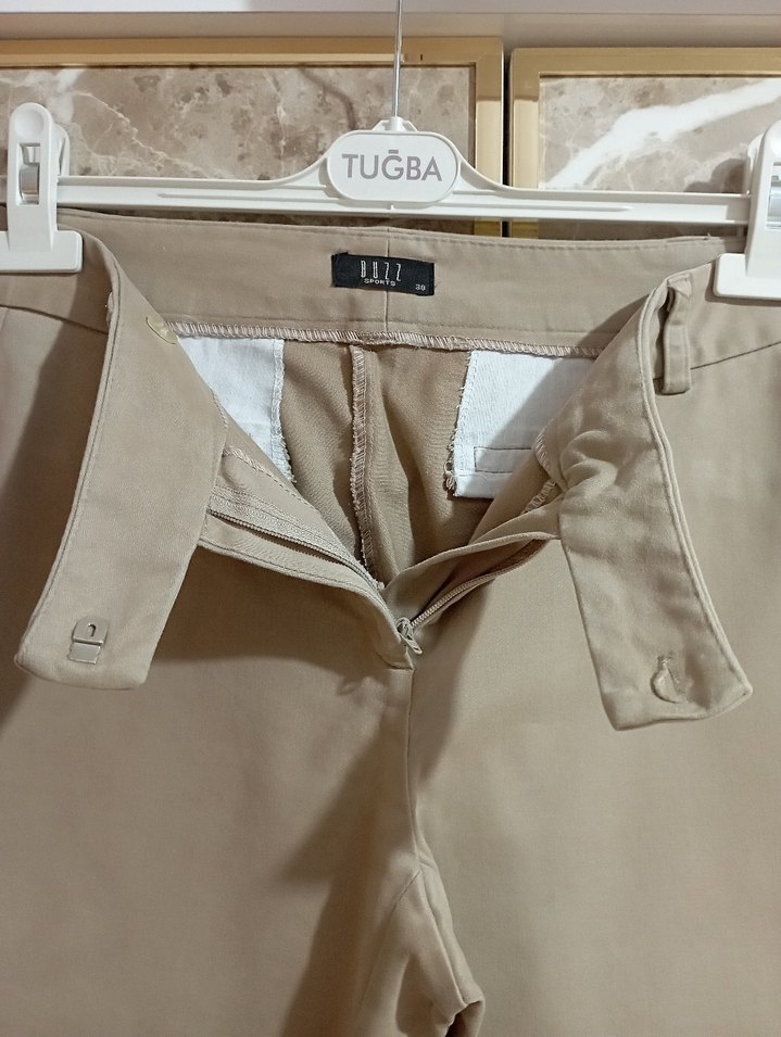 Kadın keten Pantolon - Görsel 3