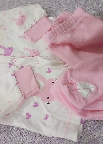 Yeni doğan Kız Bebek Takımı - Görsel 3