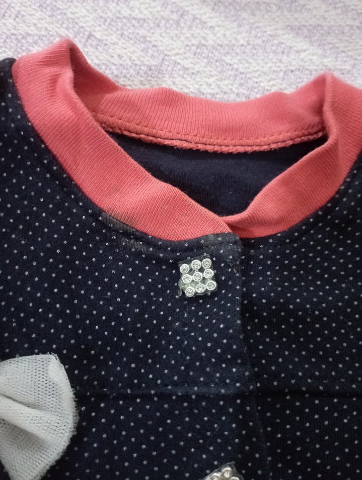 Uzun Kollu Pembe Kız Bebek Takımı - Görsel 3