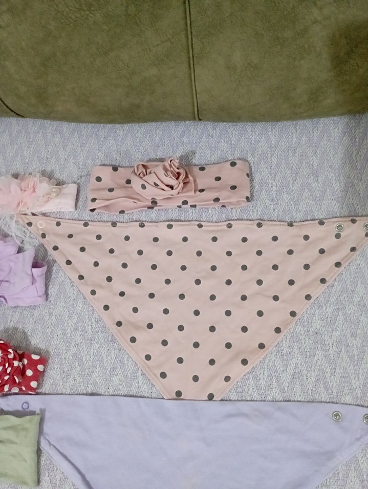 Çok Renkli Çocuk Bandana ve Saç Bantları - Görsel 3