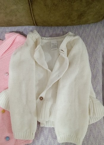 Pembe Triko Bebek Kız Kıyafet Seti - Görsel 5