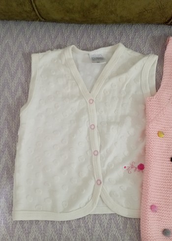 Pembe Triko Bebek Kız Kıyafet Seti - Görsel 3