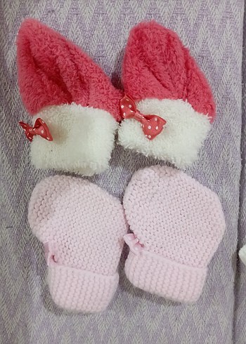 Pembe Triko Bebek Kız Kıyafet Seti - Görsel 6