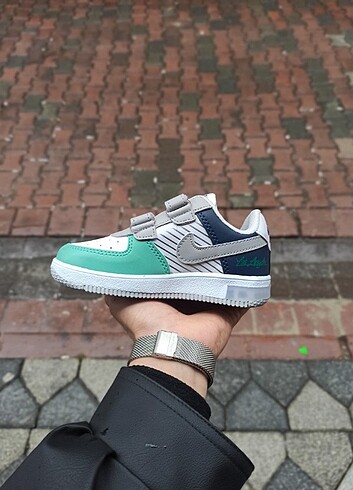 24 Beden turkuaz Renk Nike Air force çocuk spor ayakkabı