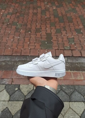 27 Beden beyaz Renk Nike Air force çocuk spor ayakkabı 