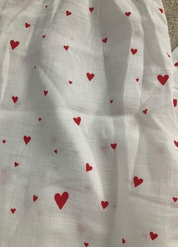 34 Beden beyaz Renk Kalpli pijama takımı 