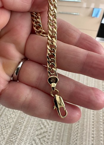 Altın Renk Zincir Detaylı Kadın El Zinciri - Görsel 2