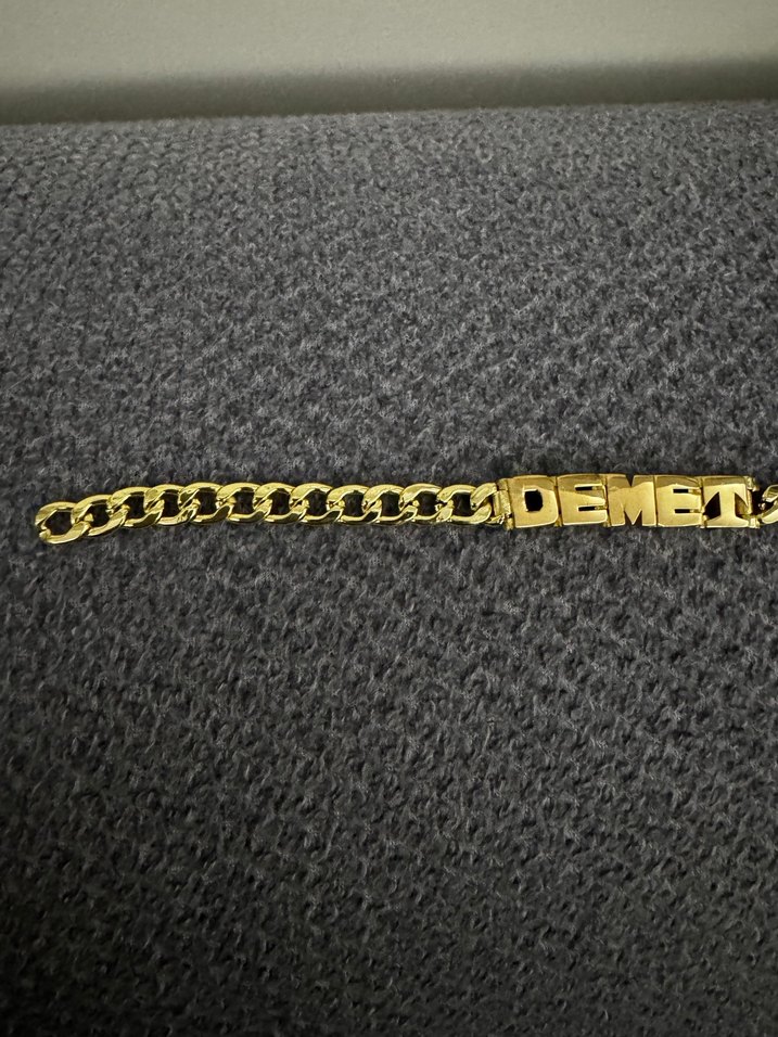 Altın Renkli çelik bileklik - Görsel 4