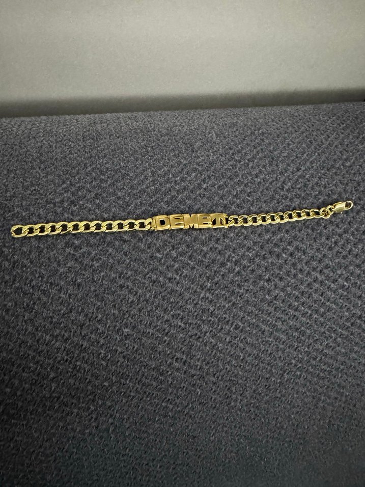 Altın Renkli çelik bileklik - Görsel 3