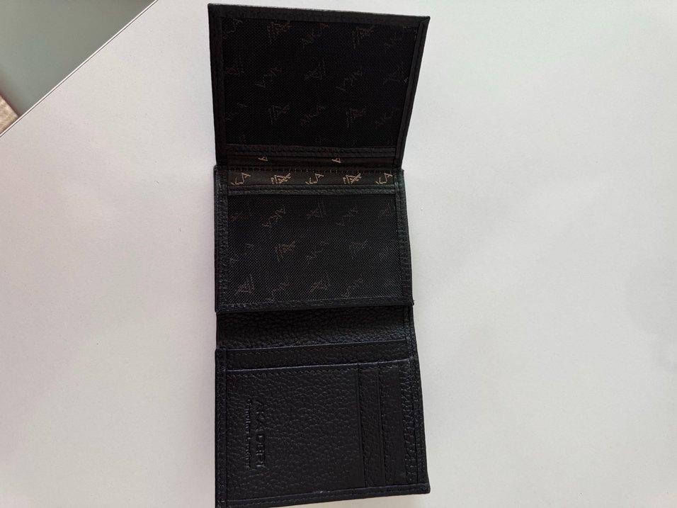 Siyah Minimalist Erkek Cüzdanı - Görsel 3