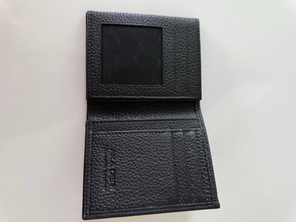 Siyah Minimalist Erkek Cüzdanı - Görsel 2