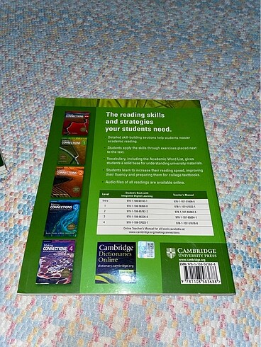  Beden Renk Cambridge İngilizce Kitabı