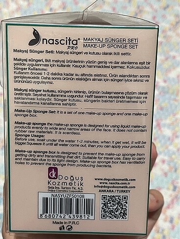 Beden Renk Makyaj süngeri
