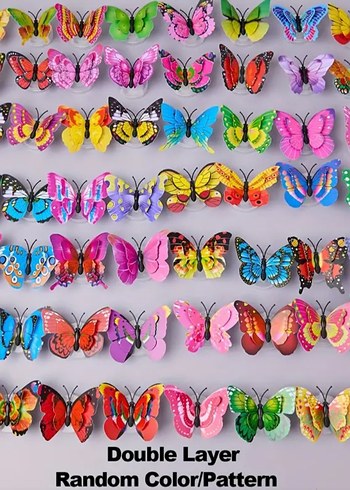 RENKLİ CIVIL CIVIL IŞIKLI KELEBEKLER - Görsel 4