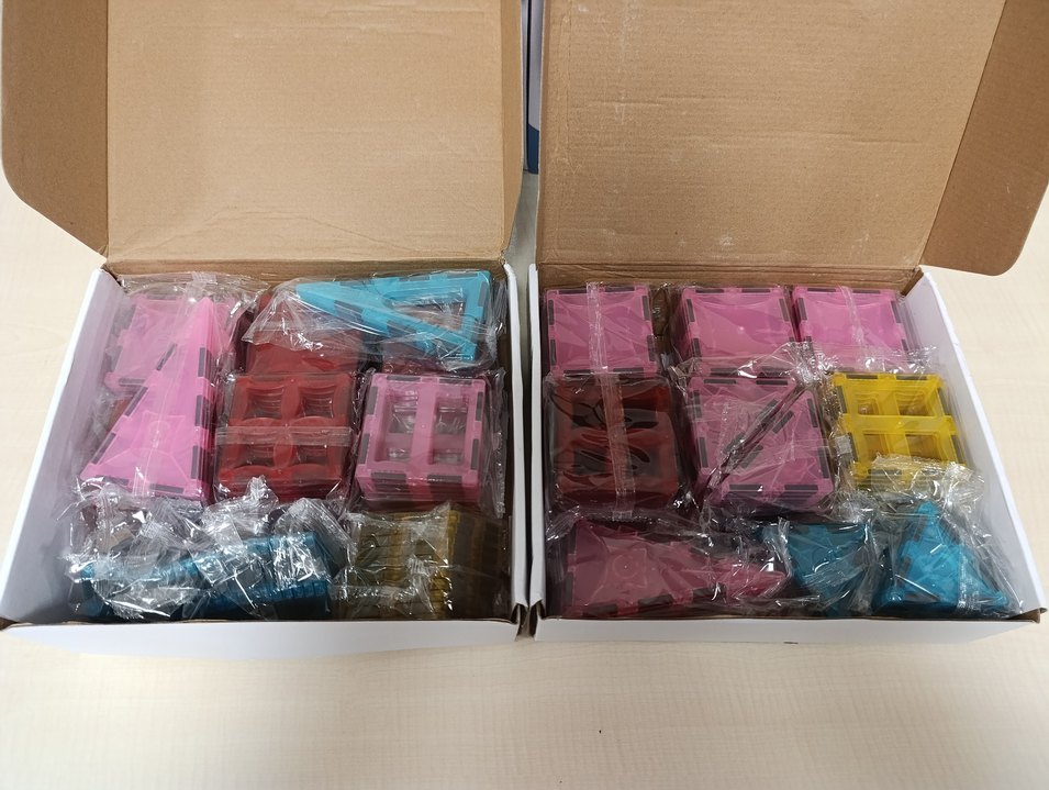 98 PARÇA BÜYÜK BOY MANYETİK LEGO BLOKLAR - Görsel 3