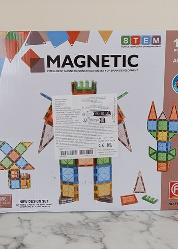 Diğer 138 PARÇA LÜKS MANYETİK EĞİTİCİ LEGO BLOKLAR SETİ