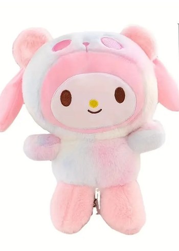 Beden Pembe Yumuşak Peluş Yastik Oyuncak Kedi