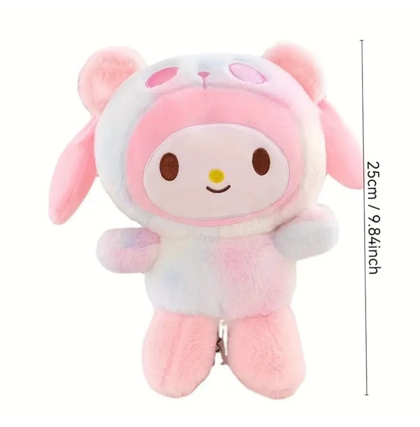 Pembe Yumuşak Peluş Yastik Oyuncak Kedi - Görsel 3