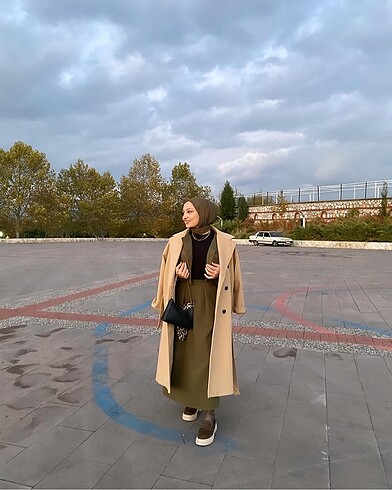 Koton Koton marka camel rengi kaşe