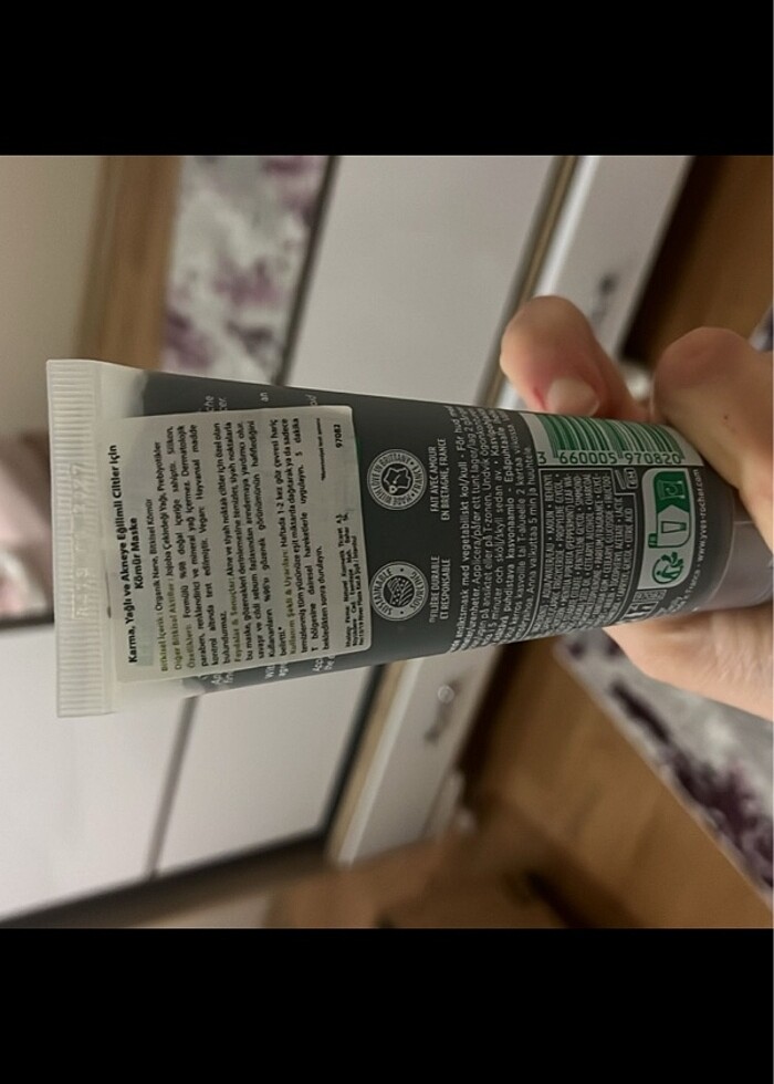 Yves rocher kömür kil maskesi - Görsel 2