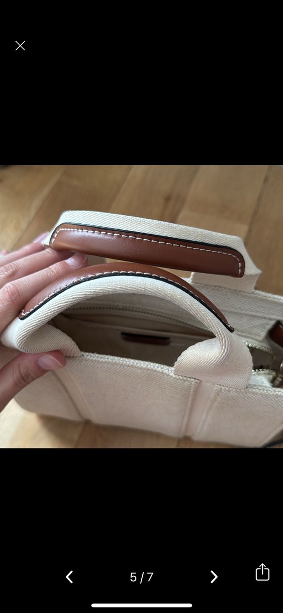 Bej Kemer Detaylı Kadın Çanta - Görsel 2