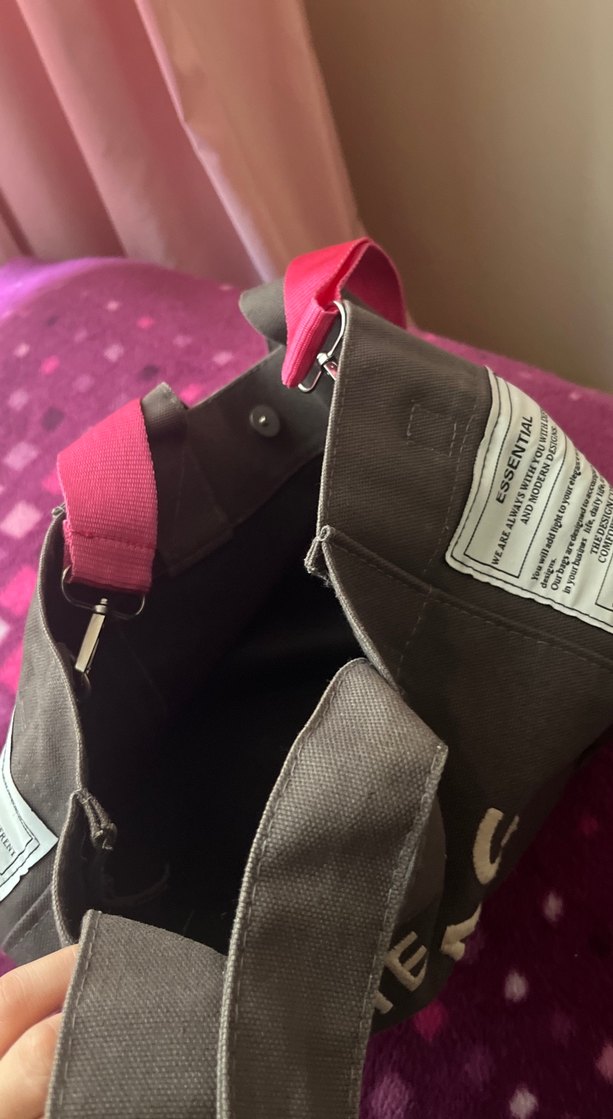 Gri Elastik Kadın Günlük Çanta - Görsel 2