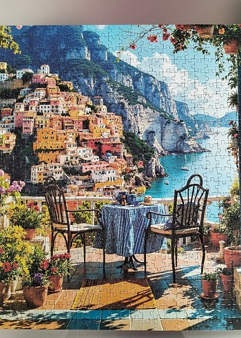 1000 parça puzzle hazır çerçevelik adet 500 - Görsel 7